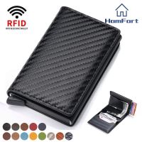 RFID Blocking Anti-theft ID Credit Card Holder Porte Carte Thin Aluminium Metal Wallets Pocket Case Bank Card