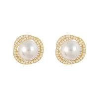 Simple New Stud Earring Designs Fashion Women Temptation Pearl Earrings Wedding Jewelry Earrings