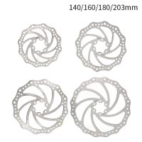 140mm 160mm 180mm 203mm Bike Disc Brake Rotor 6 Bolts Rotor MTB Bicycle Lightweight Stainless Steel Cycling Accessories