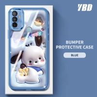 เคสโทรศัพท์ YBD สำหรับ OPPO A53 A33 A32โปร่งใสฟิล์มเลนส์ป้องกัน TPU นิ่มด้วยลวดลายการ์ตูนน่ารัก