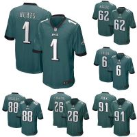 High volume jerseys [GR] Philadelphia Eagles NFL Football Jersey Hurts Cox Kelce Smith Sanders Coedert Legend Jersey Sport Tee Unisex