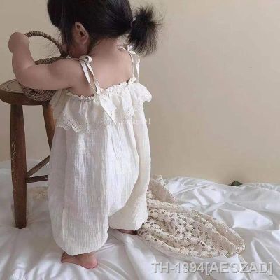 ✚❏ Macacão de estilingue sem mangas para bebês macacão princesa bonito algodão infantil roupas verão novo 2023