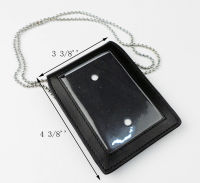 tomwang2012. TACTICS US MILITARY ID HOLDER BADGE HOLDER LEATHER ID BADGE CASE WITH NECK CHAIN