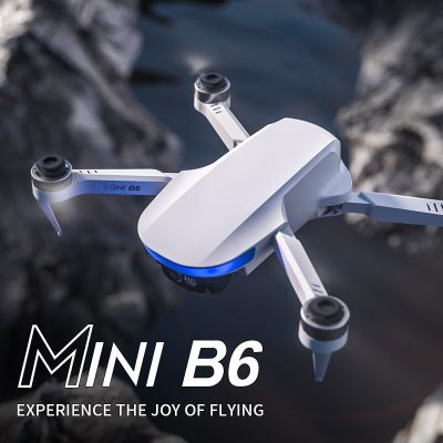 B6 Mini GPS Drone Indoor Hover 4K Dual Camera Light Flow 5G Wifi Brushless Folding Quadcopter RC Helicopter Toy