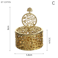 ET CITYS 1ชิ้น2023ใหม่กล่องขนมแบบกลวงสไตล์ยุโรปกล่องพลาสติกสีทองกล่องของขวัญปาร์ตี้งานแต่งงานกล่องของขวัญงานเลี้ยงเด็ก