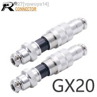 1set GX20 2/3/4/5/6/7/8/9/10/12/14/15Pin Male Female 20mm Circular Aviation Socket Plug Wire Panel Connector Full set Aviation