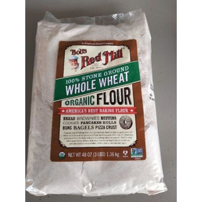 🔷New Arrival🔷 Bobs Red Mill Whole Wheat Organic Flour แป้ง อเนกประสงค์ บ๊อบส์เรดมิลล์1.36 กิโลกรัม