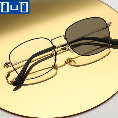 Fashion 2 IN 1 Computer Glasses Photochromic Lens Eyeglasses Blue Light Blocking Anti Radiation Office Glasses Gaming Eyewear