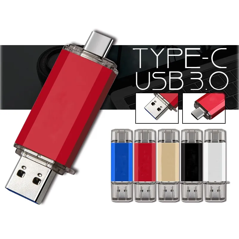 USB 3.0 Typ-C Stick 8GB 16GB 32GB 64GB 128GB 256GB Speicherstick Flash Pen  Drive