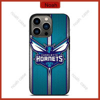 Charlotte Hornets Phone Case for iPhone 14 Pro Max / iPhone 13 Pro Max / iPhone 12 Pro Max / Samsung Galaxy Note 20 / S23 Ultra Anti-fall Protective Case Cover 1022