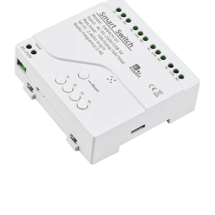 dc85-250v-usb-5v-ใหม่ล่าสุด-ewelink-ewb4ch-d1-wifi-switch-smart-receiver-on-off-รีโมทคอนลสวิทช์สัมผัสแห้ง