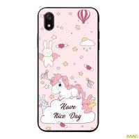 AAAC เคสสำหรับ Xiaomi น่ารัก7A สีแดง HMHD ซิลิคอนนุ่มรูปแบบเคสโทรศัพท์เคส TPU