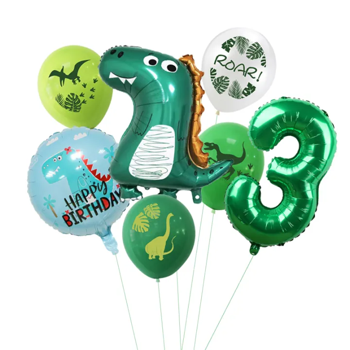 7pcs Dinosaur Balloons Set For Kids Birthday Party Decorations Jungle   F91a3301a3c756e102693256c7c8f10e  720x720q80  .webp