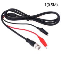 Digital oscilloscope probe bnc test leads bnc q9 male to dual alligator clips