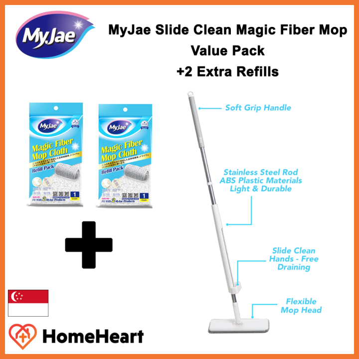 [Value Pack] MyJae Slide Clean Magic Fiber Mop Slide Clean