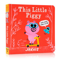 This little piggy counts from 1 to 10 a counting book English original picture book digital enlightenment counting childrens English Enlightenment cardboard book cant tear apart parent-child reading picture book Jarvis works