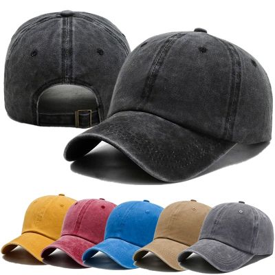 Fishing Outdoor Casual Women Men Sunscreen Visor Driving Baseball Caps Vintage Washed Cotton