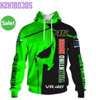 Valentino Rossi 46 Moto GP Racing 3D Hoodie