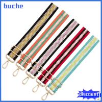 BUCHE ผ้าแจ็คการ์ดสีสันสดใส สายคล้องกระเป๋า กว้าง3.8ซม. ค่ะ ปรับได้ปรับได้ สายคล้องไหล่ ของใหม่ โพลีเอสเตอร์ เข็มขัดกระเป๋ากว้าง