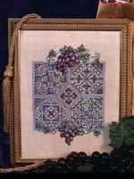 Grape pattern puzzle  Needlework Kit unprinting Cross Stich  Set DIY Kits Cross-stitch Embroidery Set Stitch Kit Needlework