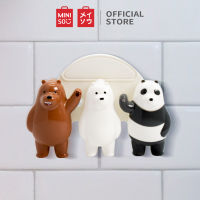 MINISO ที่เก็บแปรงสีฟัน ลาย WeBareBears หมี 3 ตัว