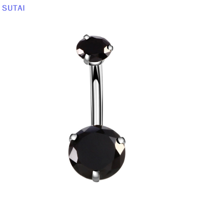 lowest-price-sutai-เซ็กซี่สะดือบาร์ท้องเครื่องประดับคริสตัลเพทายเจาะร่างกายสะดือบาร์เจาะสะดือเครื่องประดับร่างกาย