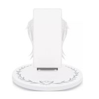 Universal LED Qi Wireless Charging Base 10W Angel Wing Provides Fast Wireless Charger for