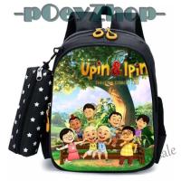 【hot sale】♞ C16 PREMIUM Upin IPIN Childrens School Backpack 2in1/Bonus POUCH/Kindergarten And Elementary School Boys School Backpack/