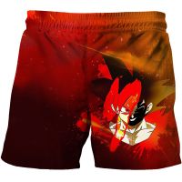 New Super Dragon Ball Childrens Shorts Boys And Girls Cartoon 3D Printing Goku Childrens Shorts Swimming Pants Beach Pants