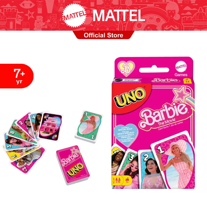 [BBTM] UNO Barbie The Movie Card Game การ์ดเกม อูโน่ รุ่นบาร์บี้มูฟวี่ HPY59 CH