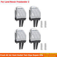 4ชิ้นเซ็ตด้านหน้า AC ระบายอากาศ O Utlet Tab คลิปชุดซ่อมสำหรับ Land Rover Freelander 2อุปกรณ์เสริมในรถยนต์