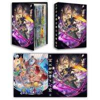 【CW】❖❦  4Grids Anime Piece Zoro Card Collection Book Cartoon Albums Storage Large Capacity Kids