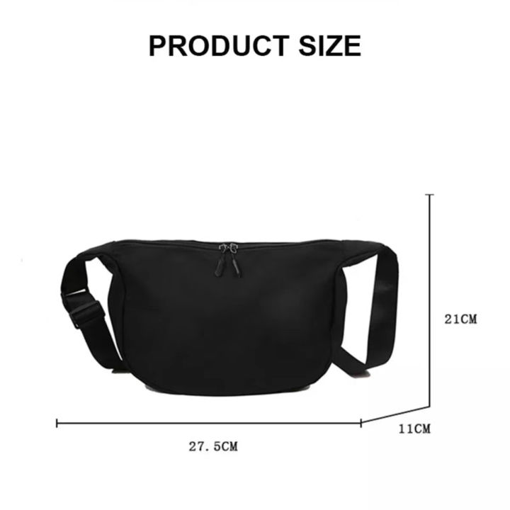 กระเป๋าเป้ผู้หญิง-กระเป๋าสะพายข้างไนลอนเรียบง่ายแฟชั่นใหม่กระเป๋าสะพายข้างแบบเบากระเป๋าแฟชั่นกระเป๋าคาดหน้าอก
