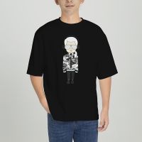 Karl Lagerfeld graphic cotton O-neck T-shirt for men