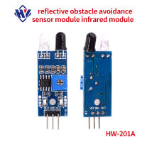 สมาร์ทรถหุ่นยนต์กระจายสะท้อนอินฟราเรดหลีกเลี่ยงอุปสรรคเซ็นเซอร์โมดูล DC 3โวลต์-5โวลต์สวิทช์ VCC-VCC GND-GND การเชื่อมต่อ OUT-IO