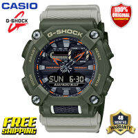 นาฬิกากีฬาผู้ชาย G-Shock GA900 ต้นฉบับ แสดงเวลาคู่ กันน้ำได้ถึง 200 เมตร กันกระแทกได้ โลกเวลา แสง LED อัตโนมัติ รับประกัน 4 ป GA-900HC-3A (ใหม่แท้)