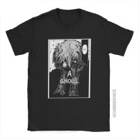 Kaneki Tokyo Ghoul Manga Panel T-Shirt Men Funny Tee Shirt Round Neck Classic Short Sleeve T Shirts Printed Clothes 【Size S-4XL-5XL-6XL】