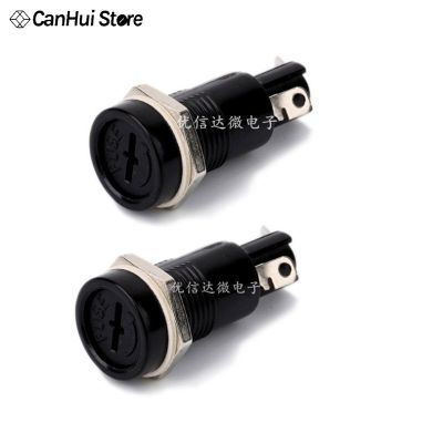 5PCS R3 11B Panel Mount Chassis Fuse Holder For 5x20mm Glass Fuses 10A 250V Wholesale Holder Fuses 5x20 mm Insurance Pipe