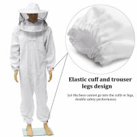 Zipper Outfit Full Body Protective Clothing Home Hat Safety Beekeeping Suit Professional With Veil Hood Beekeeper Anti Bee