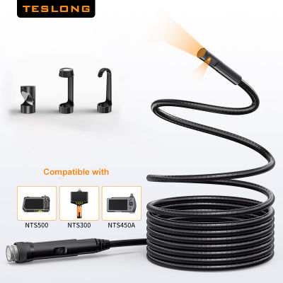 Teslong กล้อง Endoscope งูหลอด3.9มิลลิเมตร5.5มิลลิเมตร7.6มิลลิเมตรสาย5.5มิลลิเมตร8มิลลิเมตรเลนส์คู่12.5มิลลิเมตรออโต้โฟกัสเคเบิ้ลสำหรับ NTS450A NTS300 NTS500