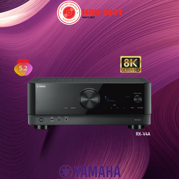 Yamaha RXV4A 5.2Ch.8K Network AV Receiver Lazada
