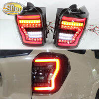 SNCN ไฟท้าย LED สำหรับรถยนต์ Toyota 4Runner 2010-2021สัญญาณไฟเลี้ยวด้านหลังไฟเดย์ไลท์สัญญาณเลี้ยวกันน้ำอุปกรณ์เสริมรถยนต์