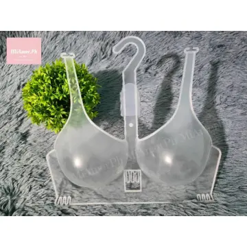Free Shipping!! New Best Quality Plastic Clear Bra Mannequin