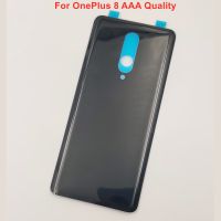 สำหรับ Oneplus 8 8T 8 Pro ฝาหลังกระจกฝาหลังปิดโทรศัพท์แข็งประตูหลัง Oneplus 8T 8 Pro เคสแข็ง + สติกเกอร์กาว