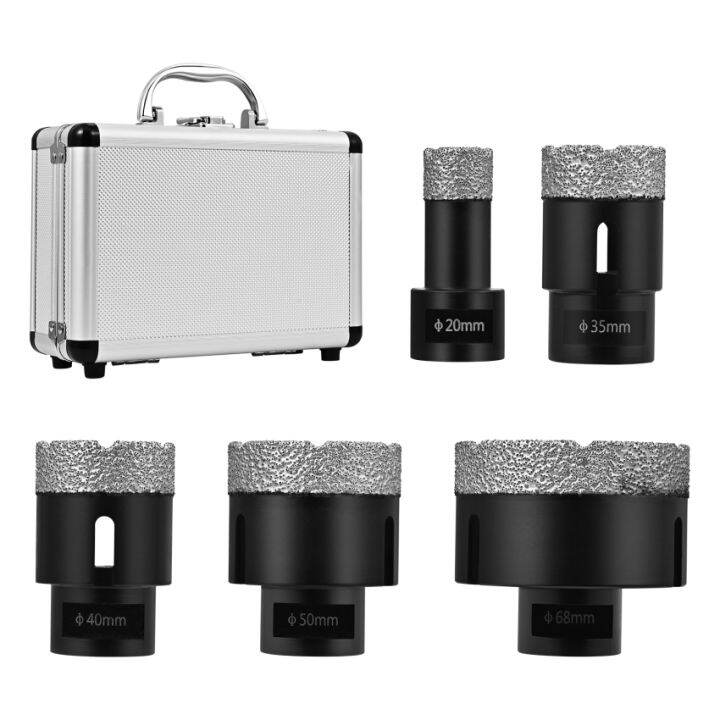 Diamond Core Bits Set Vacuum Brazed Diamond Drill Bit Perforating Drill
