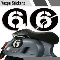 ∈♚▦ For Vespa Sei 6 Giorni GT GTS GTL GTV 125 300 Super GTS300ie 3M Motorcycle Fairing Sticker NO.6 Decal Accessories Waterproof