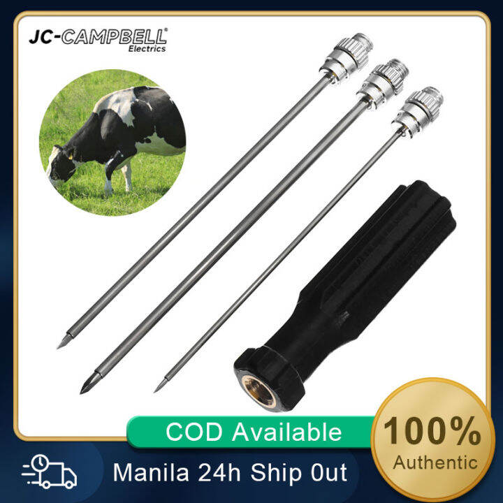 1Set Cattle trocar Stainless steel trocar Deflation needle Rumen