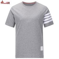 Summer T-shirt Men Streetwear Short Sleeve Casual TB Style  t shirt Male Fitness Gym Jogger Sports Bodybuilding Workout Tee Tops Towels