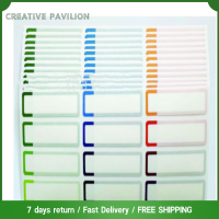 CREATIVE PAVILION 15 Sheets 180 PCS 180ชิ้นค่ะ ฉลากแบบมีกาวในตัว 15แผ่นค่ะ สี่เหลี่ยมผืนผ้าทรงสี่เหลี่ยม ฉลากใช้งานได้ทุกประเภท ป้ายชื่อแท็กชื่อ ป้ายชื่อป้ายชื่อ เครื่องใช้ในบ้าน