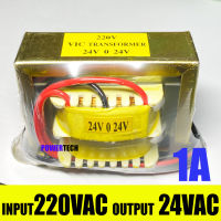 1A หม้อแปลง Transformer  Input 220VAC Output 24VAC (24V 0 24V)